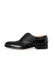 Hugo Boss Men's "Barkley_Oxfr_bupr" Black Leather Oxfords Shoes : Picture 2