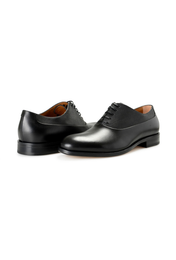 Hugo Boss Men's "Barkley_Oxfr_bupr" Black Leather Oxfords Shoes : Picture 8
