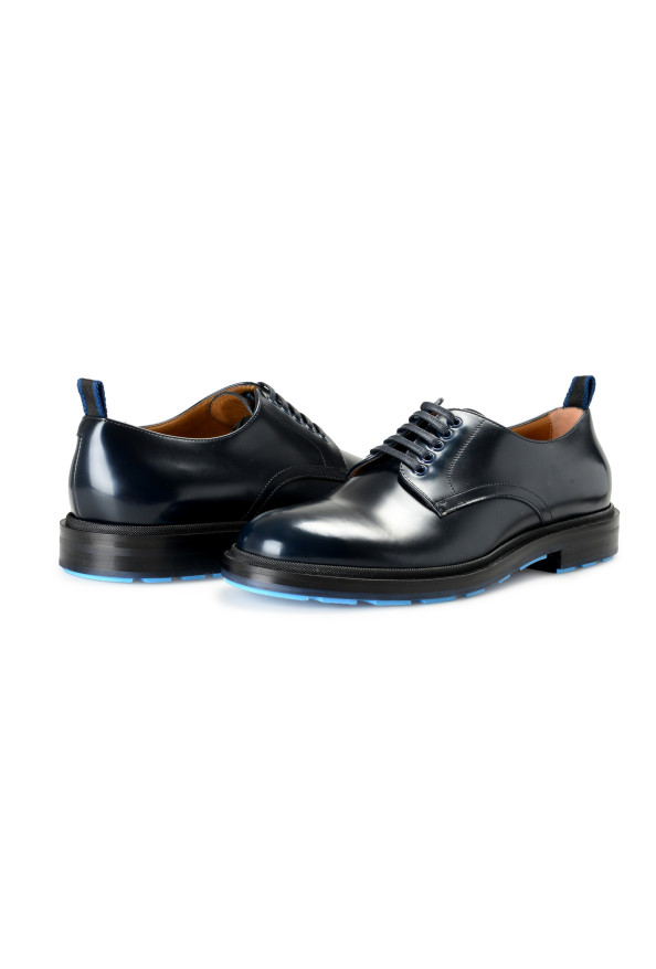 Hugo Boss Men's "Royal_Derb-bo" Navy Blue Leather Derby Shoes : Picture 8