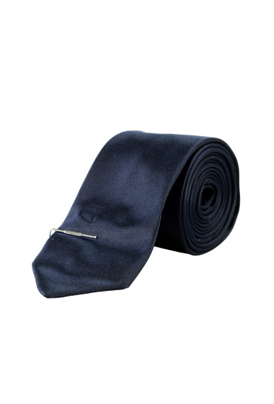 Hugo Boss Men's Navy Blue 100% Silk Tie