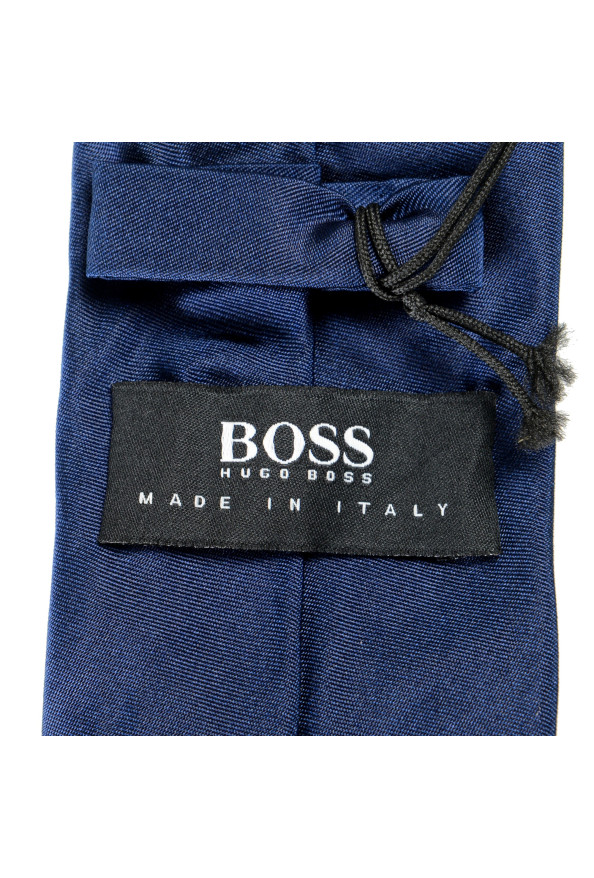 Hugo Boss Men's Royal Blue 100% Silk Tie: Picture 3