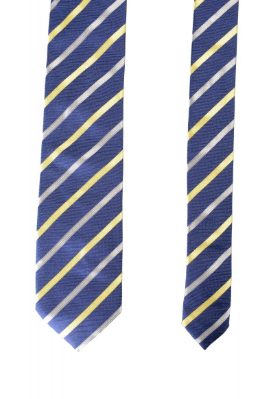 Hugo Boss Men's Multi-Color Striped 100% Silk Tie: Picture 2