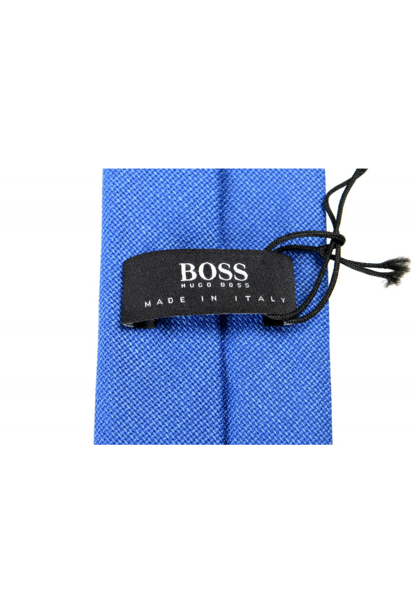 Hugo Boss Men's Blue 100% Virgin Wool Tie: Picture 3