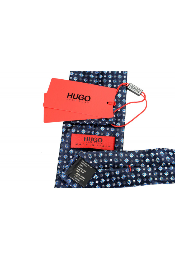 Hugo Boss Men's Multi-Color Geometric Print Silk Tie: Picture 4