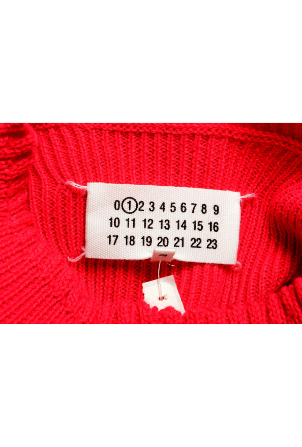 Maison Margiela Women's Pink Wool Crewneck Sweater : Picture 5
