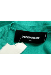 Dsquared2 Women's 100% Wool Emerald Green Pullover Cardigan Sweater : Picture 5