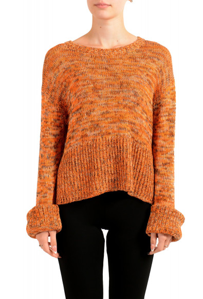 Maison Margiela MM6 Women's Multi-Color Wool Crewneck Sweater 