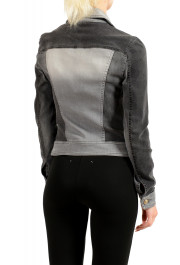 Versace Jeans Women's Gray Button Down Denim Jacket: Picture 3