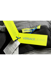 Versace Jeans Women's Gray Button Down Denim Jacket: Picture 6