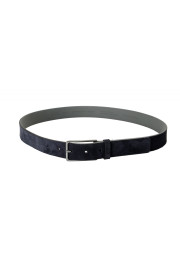 Hugo Boss Men's "Golia-Sd" Navy Blue Suede Leather Belt : Picture 2
