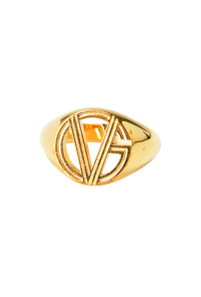 Versace Gold Color Metal Ring : Picture 2