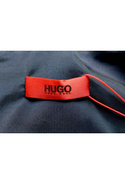 Hugo Boss Women's "Kieroni" Blue Square Neck Belted Long Sleeve Dress: Picture 5