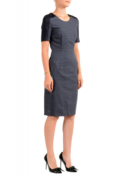 Hugo Boss Women's "Dirusa3" 100% Wool Short Sleeves Pencil Dress: Picture 2