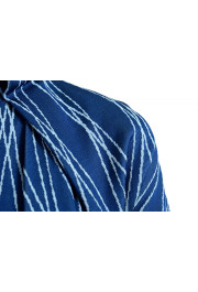 Hugo Boss Women's "Ejarra" Blue Long Sleeve Mock Neck Shift Dress: Picture 4