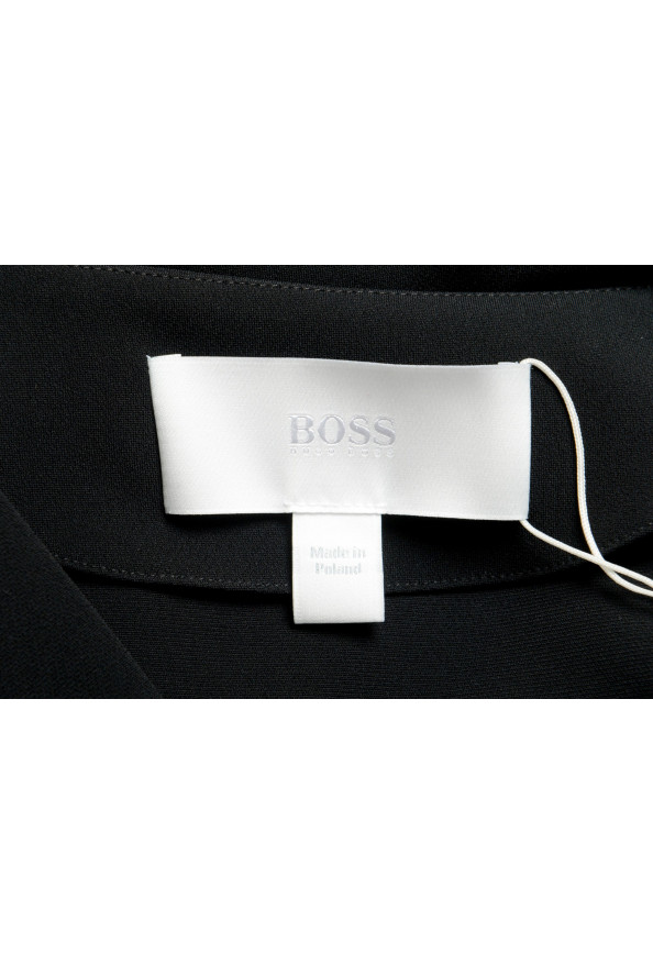 Hugo Boss Women's "Dakali" Black Short Sleeve Belted A-Line Dress: Picture 5