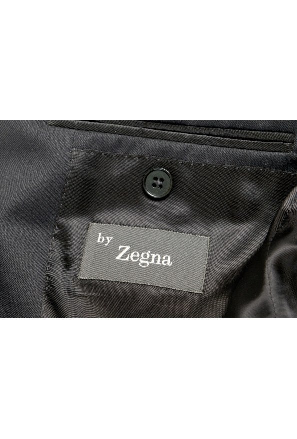 Zegna Men's Black 100% Wool Two Button Suit : Picture 7
