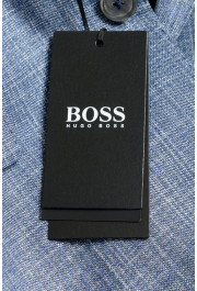 Hugo Boss Men's "Hutson5/Gander3" Slim Fit Light Blue Wool Two Button Suit: Picture 11