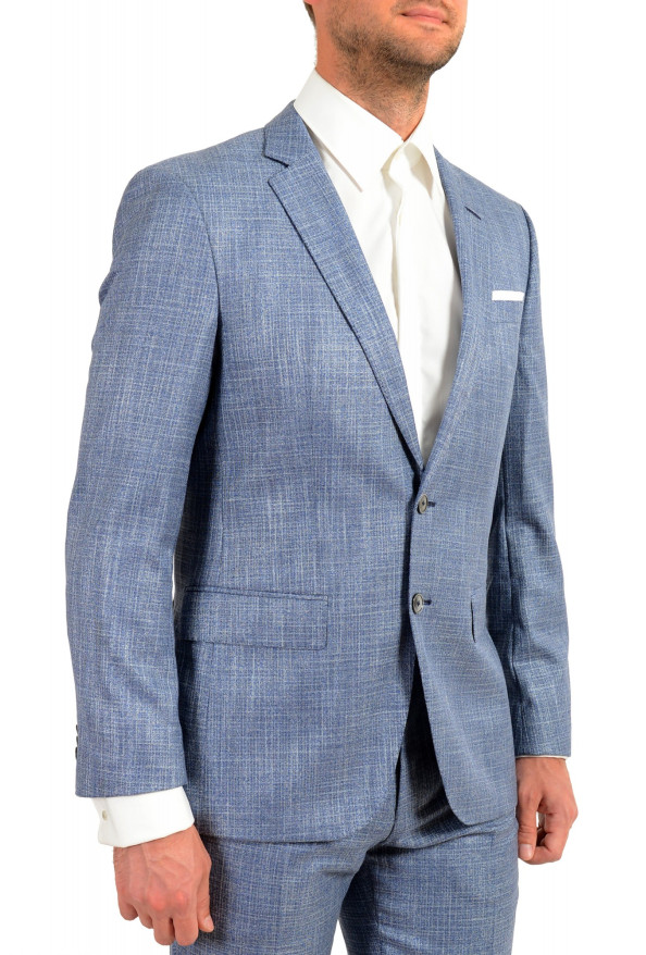 Hugo Boss Men's "Hutson5/Gander3" Slim Fit Light Blue Wool Two Button Suit: Picture 5