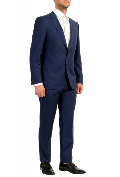 Hugo Boss Men's "Huge6/Genius5" Slim Fit Blue Striped 100% Wool Two Button Suit: Picture 2