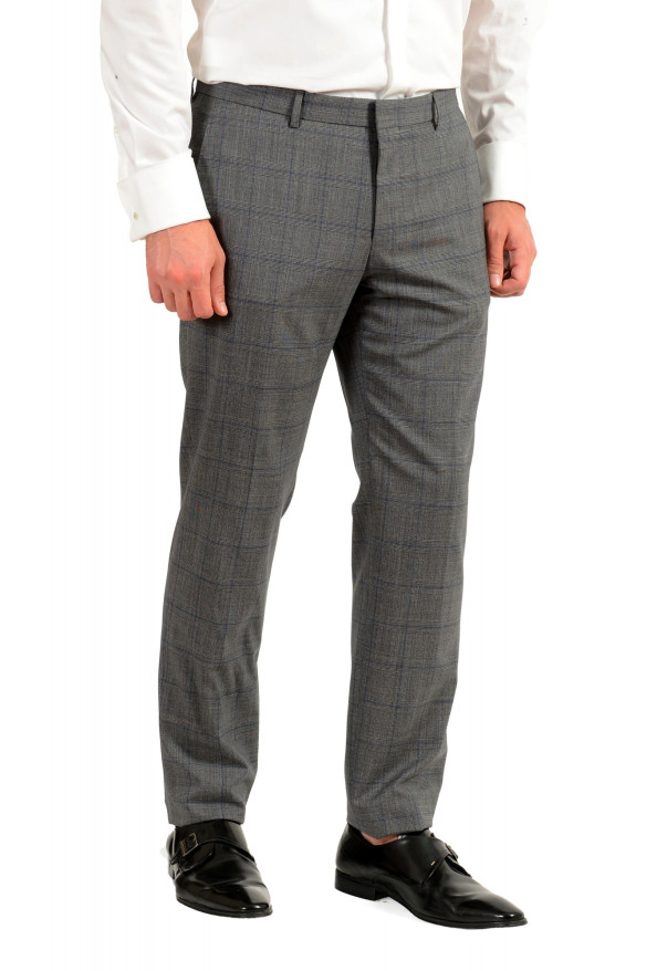 Hugo Boss Men's "Novan6/Ben2" Slim Fit Plaid 100% Wool Two Button Suit: Picture 9
