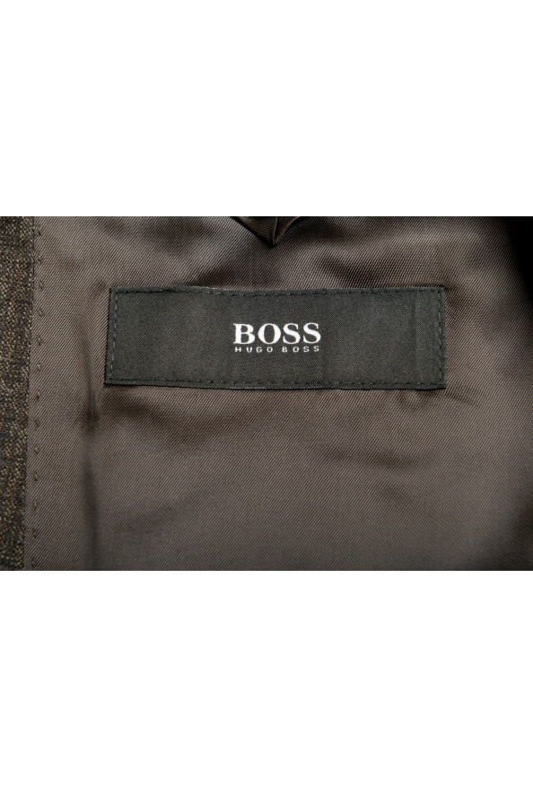 Hugo Boss Men's "Novan6/Ben2" Slim Fit Plaid 100% Wool Two Button Suit: Picture 12