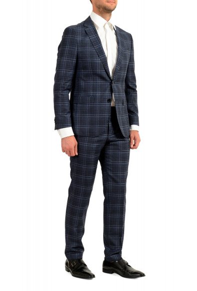 Hugo Boss Men's "Novan6/Ben2" Slim Fit Plaid 100% Wool Two Button Suit: Picture 2