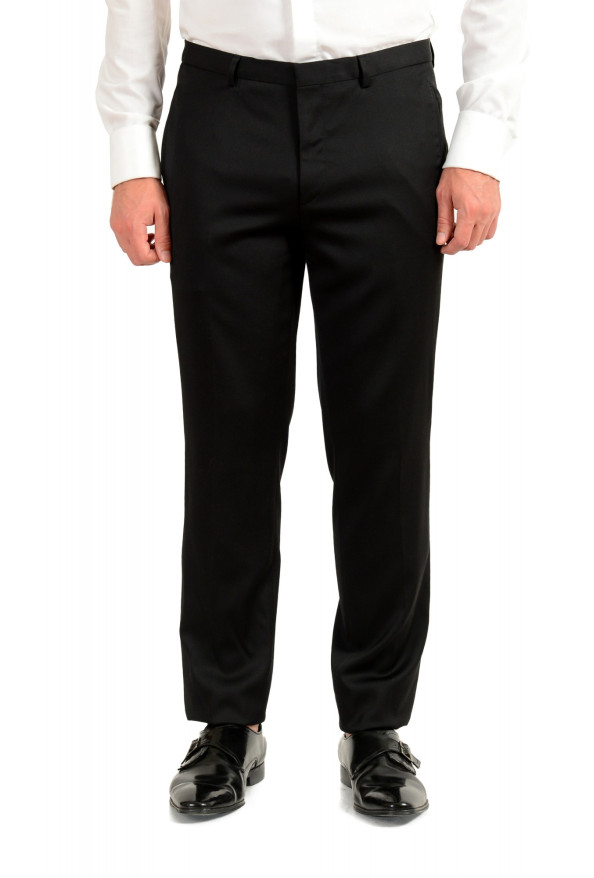 Hugo Boss Men's "Arti/Hesten201E1" Extra Slim Black Tuxedo Wool One Button Suit: Picture 8