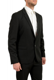 Hugo Boss Men's "Away/Hu-Go-193" Extra Slim Fit Black 100% Wool Two Button Suit: Picture 5