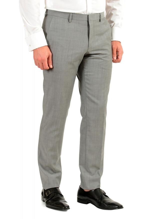 Hugo Boss Men's "Huge4/Genius3" Slim Fit Gray 100% Wool Two Button Suit: Picture 9