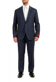 Hugo Boss Men's "Urban/Fargo 194F1" Regular Fit Plaid 100% Wool Two Button Suit
