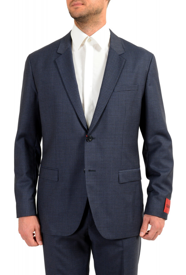 Hugo Boss Men's "Urban/Fargo 194F1" Regular Fit Plaid 100% Wool Two Button Suit: Picture 4