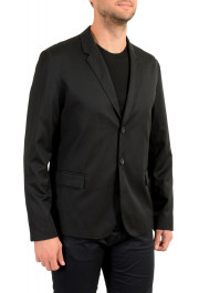 Hugo Boss Men's "Asdeno" Black Wool Three Button Blazer : Picture 2