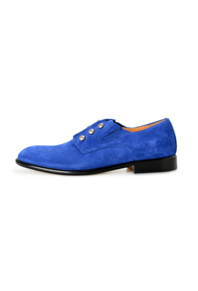 Maison Margiela Women's Royal Blue Suede Leather Flats Loafers Shoes : Picture 2