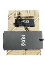 Hugo Boss Men's Multi-Color Striped 100% Silk Tie: Picture 4