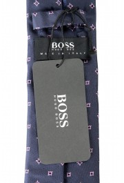Hugo Boss Men's Multi-Color Geometric Print 100% Silk Tie: Picture 4