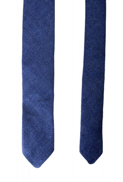 Hugo Boss Men's Blue Hemp Wool Tie: Picture 2