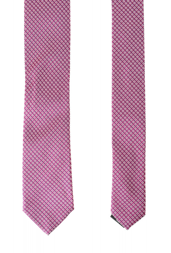 Hugo Boss Men's Multi-Color Geometric Print Silk Tie: Picture 2