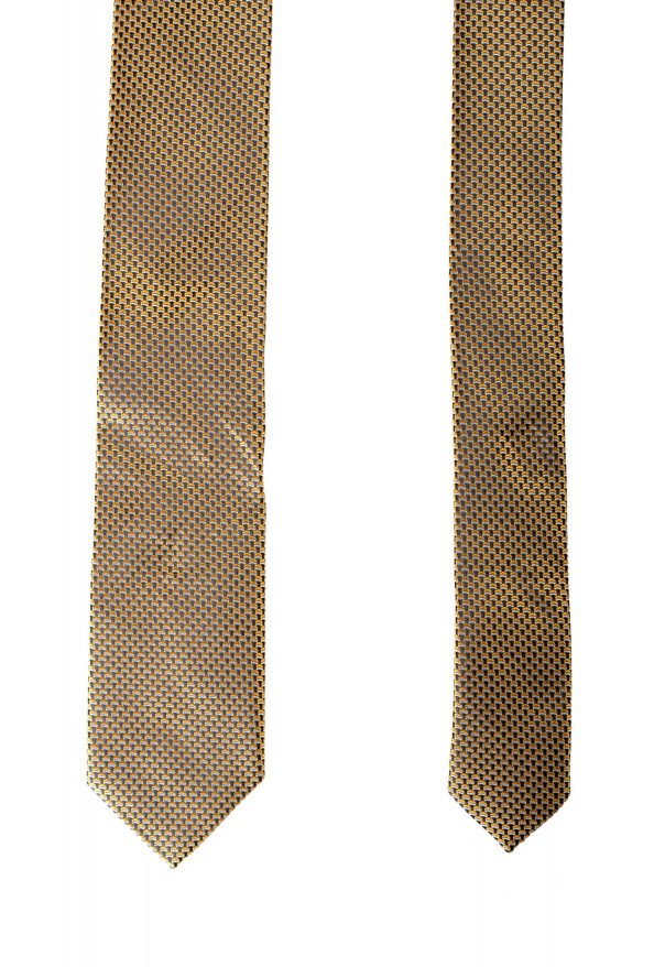 Hugo Boss Men's Multi-Color Geometric Print 100% Silk Tie: Picture 2