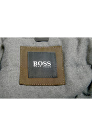 Hugo Boss Men's "Dain" Olive Green Button Down Trench Coat : Picture 7