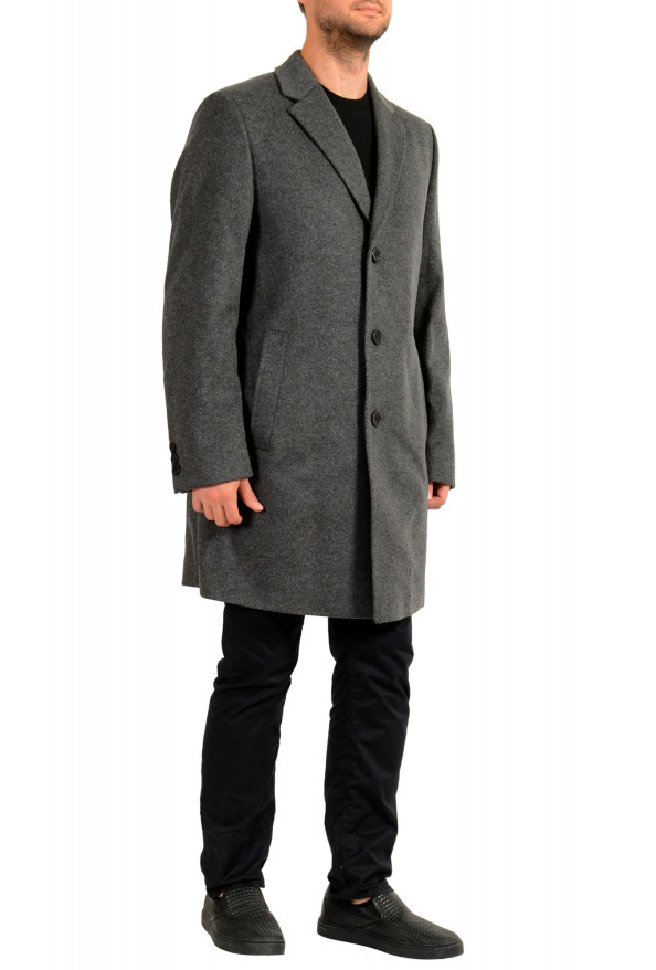 Hugo Boss Men's "Stratus3" Regular Fit Gray Wool Cashmere Coat: Picture 2