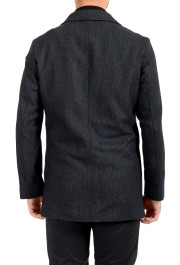 Hugo Boss Men's "Barelto1942" Blue Wool Button Down Coat : Picture 3