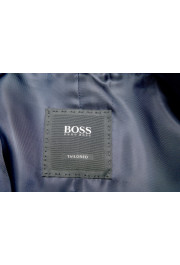 Hugo Boss Men's "T-Lennard4" Regular Fit Blue Wool Cashmere Coat : Picture 7