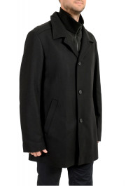 Hugo Boss Men's "Barelto1942" Black Wool Button Down Jacket Coat: Picture 2