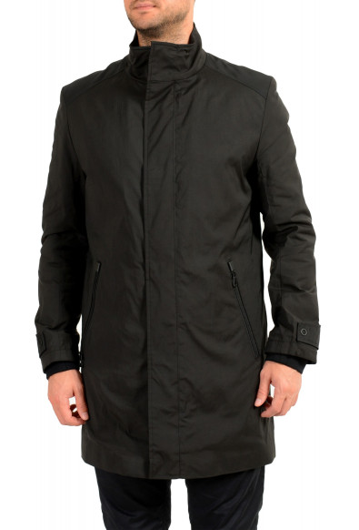 Hugo Boss Men's "Menco1941" Black Full Zip Jacket Coat 