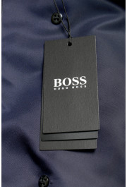 Hugo Boss Men's "Loup" Blue Double Breasted Belted Coat : Picture 6