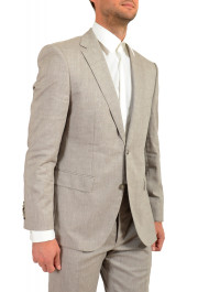 Hugo Boss Men's "T-Jarrod/Lone" Regular Fit Gray Silk Linen Wool Two Button Suit: Picture 5