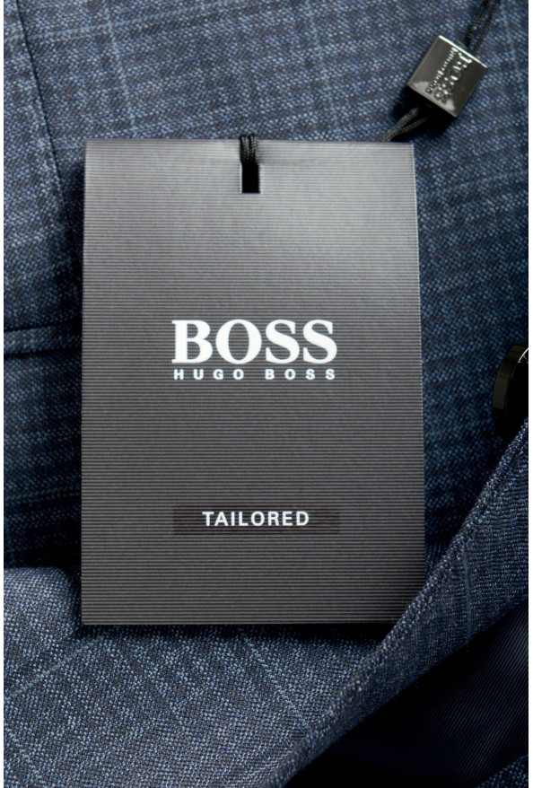 Hugo Boss Men's "T-Jarrod/Lone" Regular Fit Plaid 100% Wool Two Button Suit: Picture 13