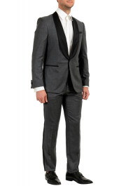 Hugo Boss Men's "Henry1/Glow2" Slim Fit Gray 100% Wool Tuxedo Suit: Picture 2