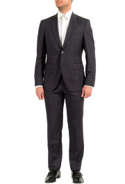 Hugo Boss Men's "Jeckson/Lenon2" Regular Fit Plaid 100% Wool Two Button Suit