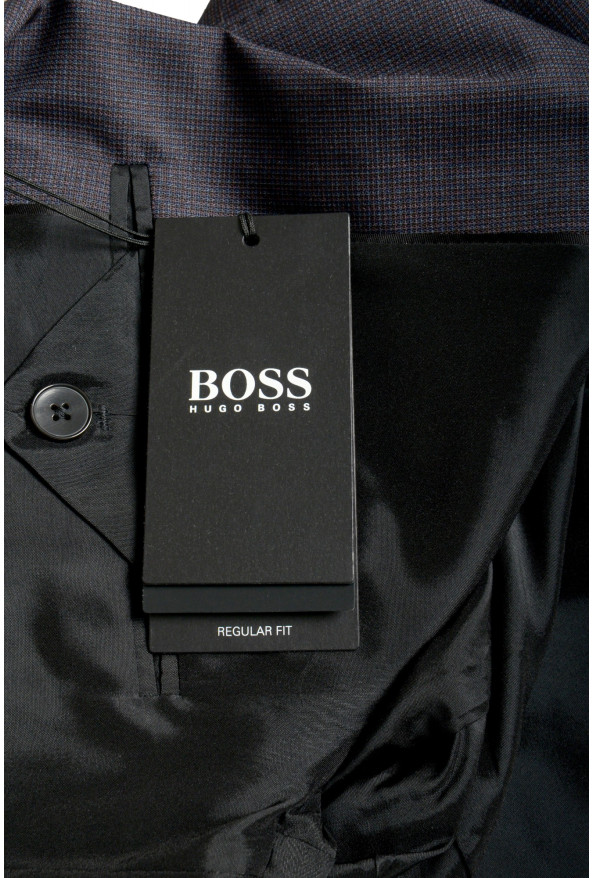 Hugo Boss Men's "Jeckson/Lenon2" Regular Fit Plaid 100% Wool Two Button Suit: Picture 13